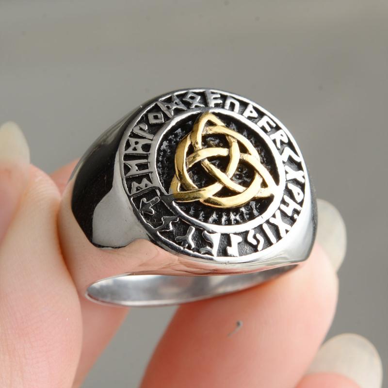 ANILLO VIKINGO - ACERO INOXIDABLE