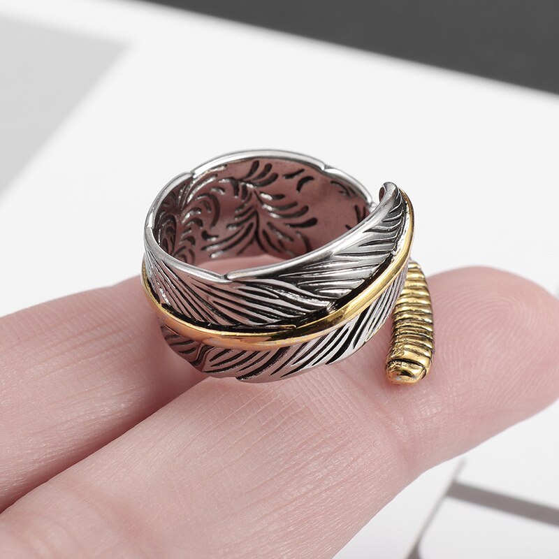 ANILLO PLUMA AJUSTABLE