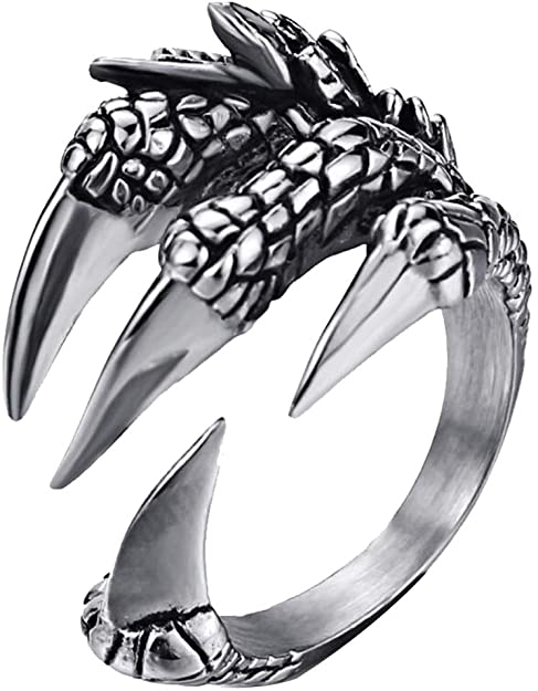 ANILLO GARRA DE DRAGÓN AJUSTABLE