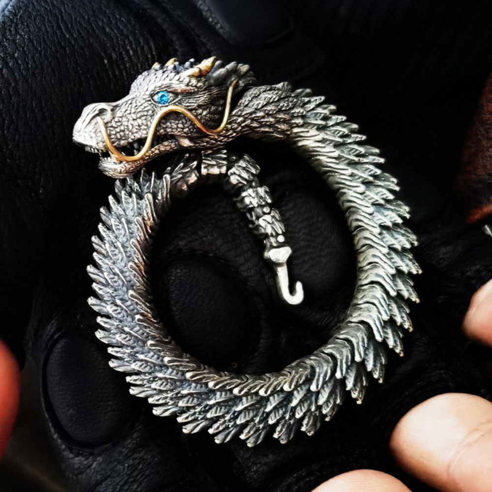 PULSERA DRAGÓN - ACERO INOXIDABLE