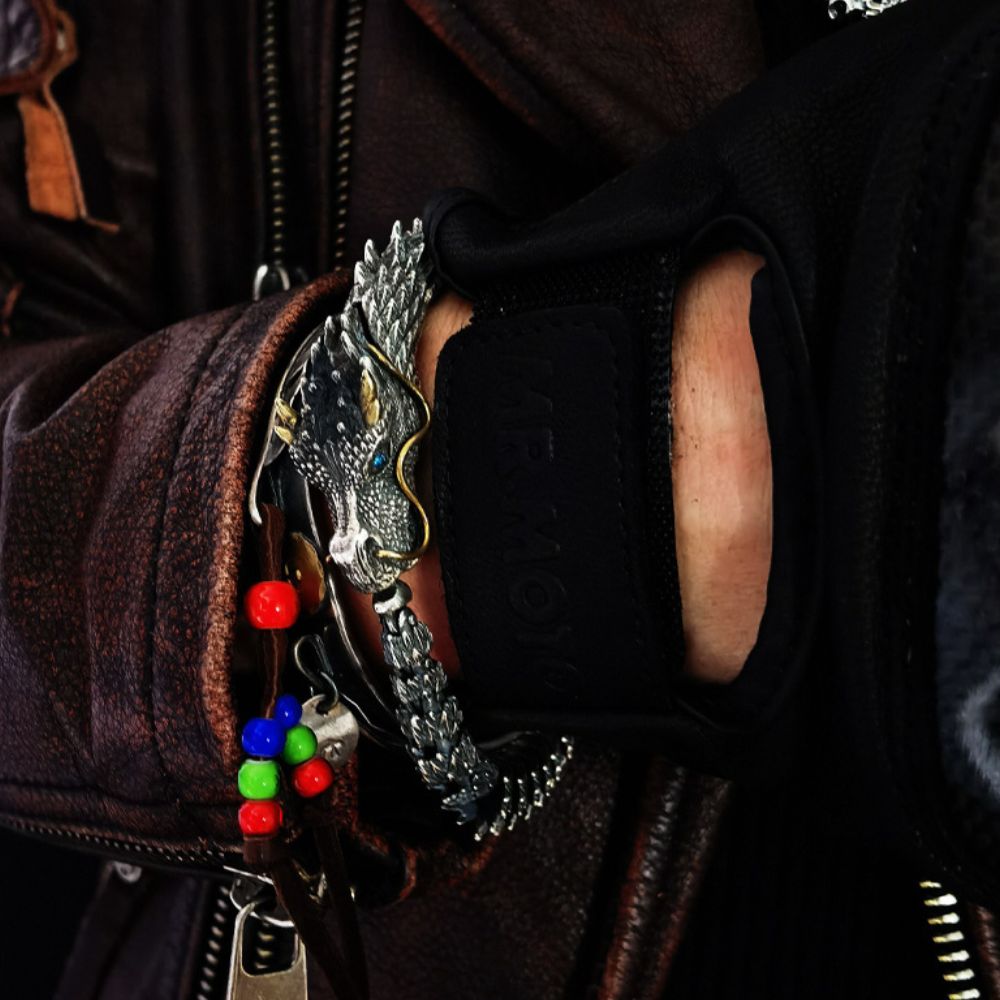 PULSERA DRAGÓN - ACERO INOXIDABLE