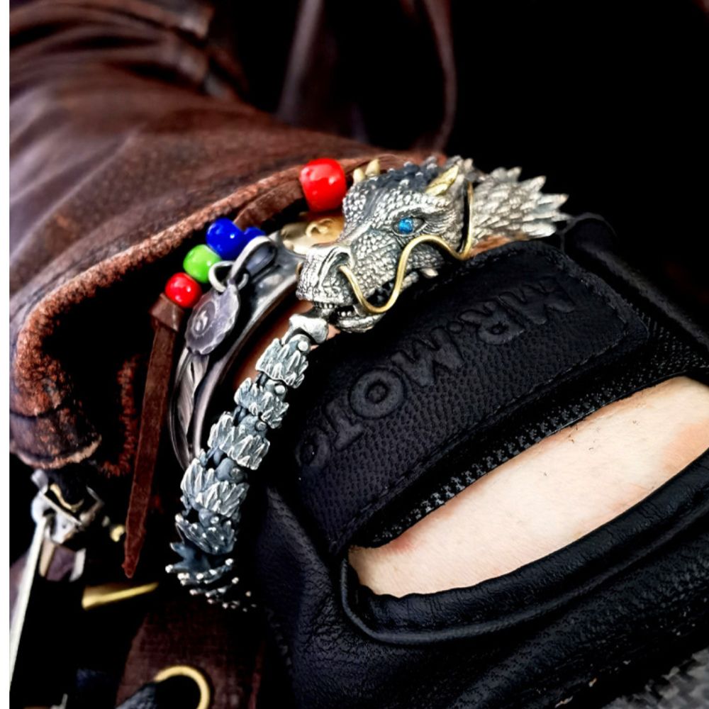 PULSERA DRAGÓN - ACERO INOXIDABLE