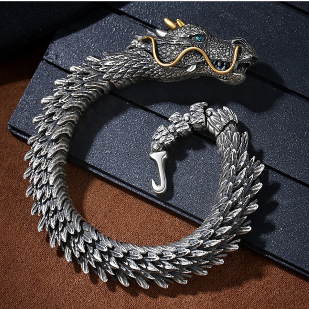 PULSERA DRAGÓN - ACERO INOXIDABLE