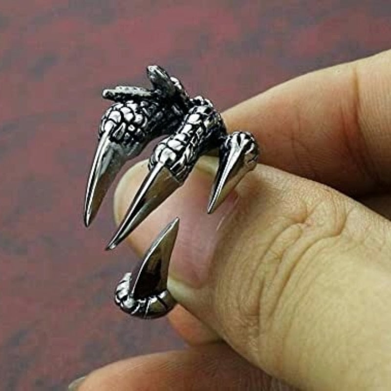 ANILLO GARRA DE DRAGÓN AJUSTABLE